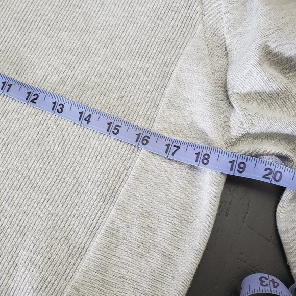FRANK & Oak Light Grey Crew Neck Utility Sweater Size M - Picture 7 of 8